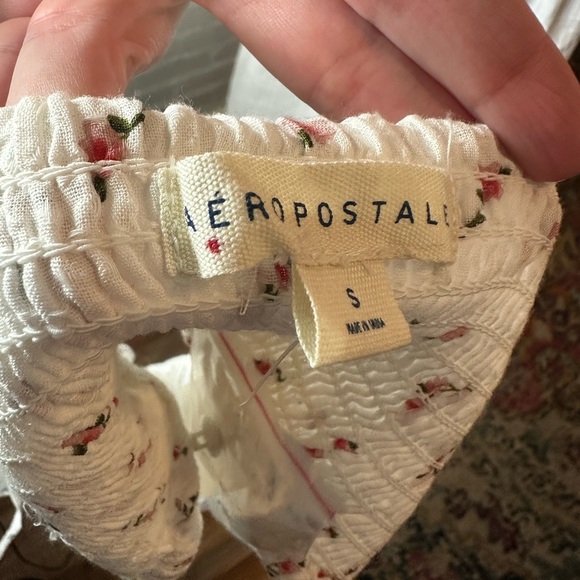 NWT Aeropostale White Floral CottageCore Bralette - Picture 11 of 11